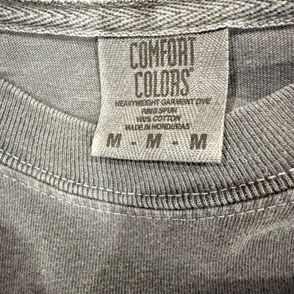Comfort Colors Graphic Tee - Gray with Red and Black - Picture 2 of 2